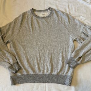 The Great. Women’s 1 (Small) Gray Sweatshirt